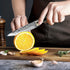 15-teilig Küchenmesser-Set | Block Schleifer & Rutschfeste Griffe
